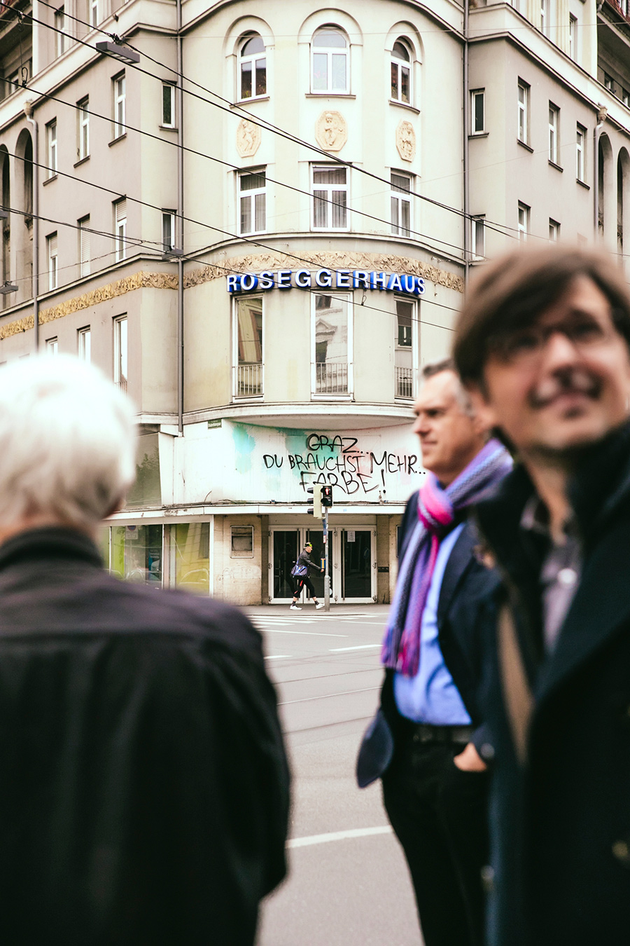 Die Mitglieder des Beirats bei einem Rundgang durch die Stadt © Lupi Spuma/Stadt Graz Die Mitglieder des Beirats bei einem Rundgang durch die Stadt
